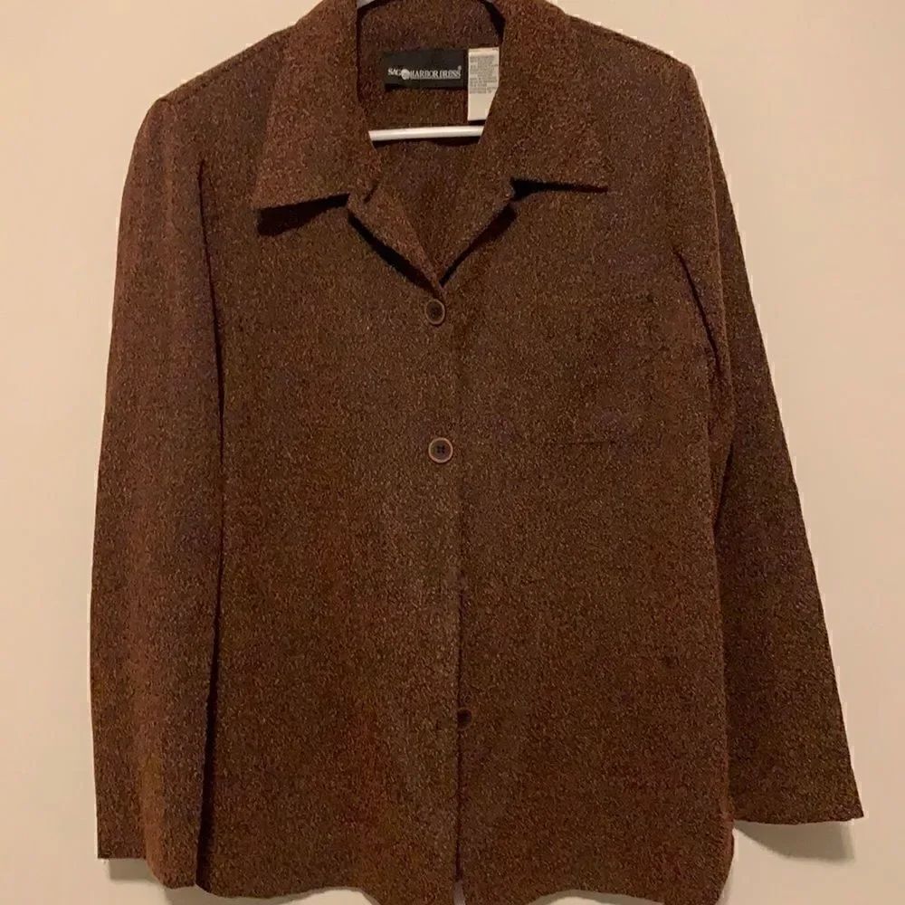 SAG Harbor Dress Woman’s Suit Top Size 10